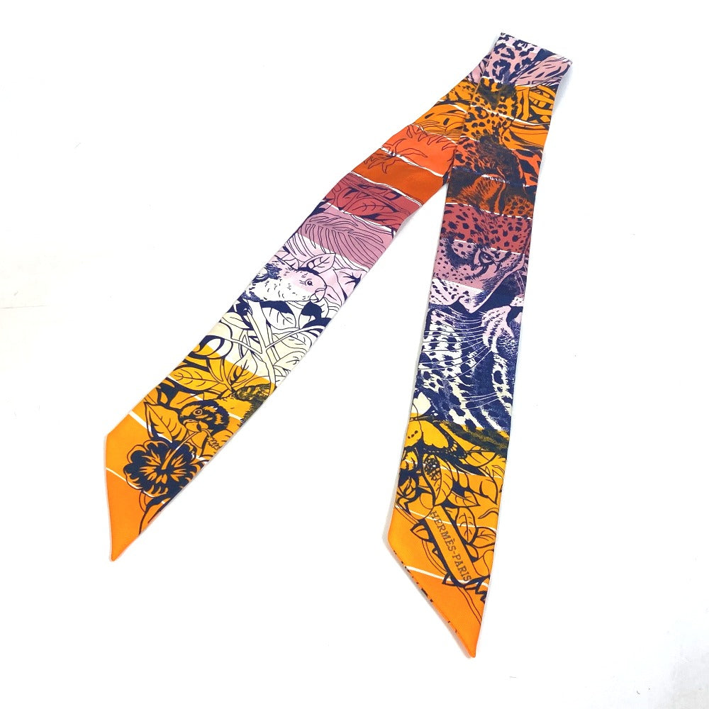 HERMES scarf silk multicolor bandeau scarf Twilly Twilly Women Used