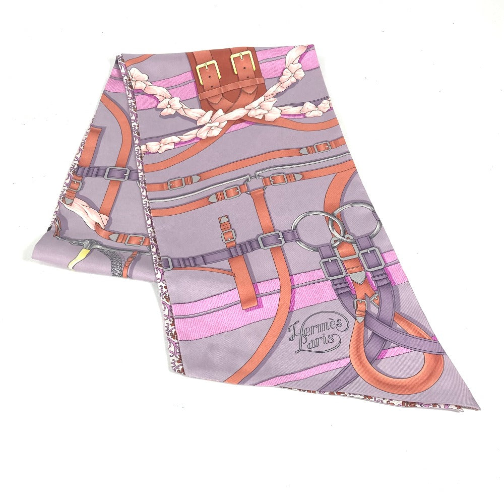 HERMES scarf silk multicolor Maxi Twilly