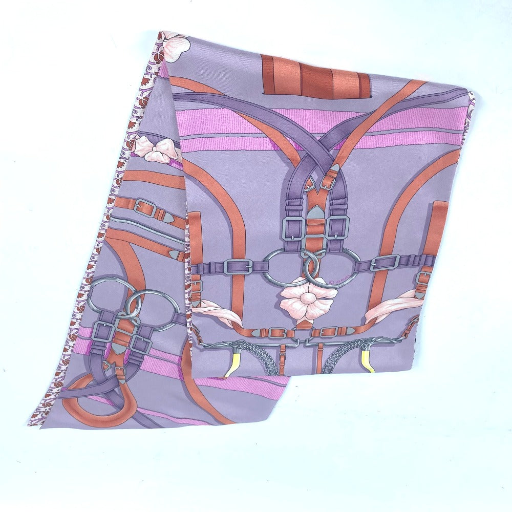 HERMES scarf silk multicolor Maxi Twilly