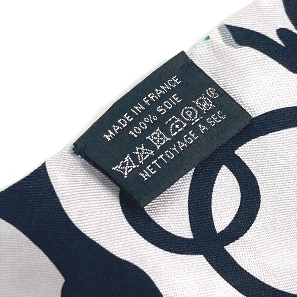 HERMES scarf silk green Maxi Twilly Women Used