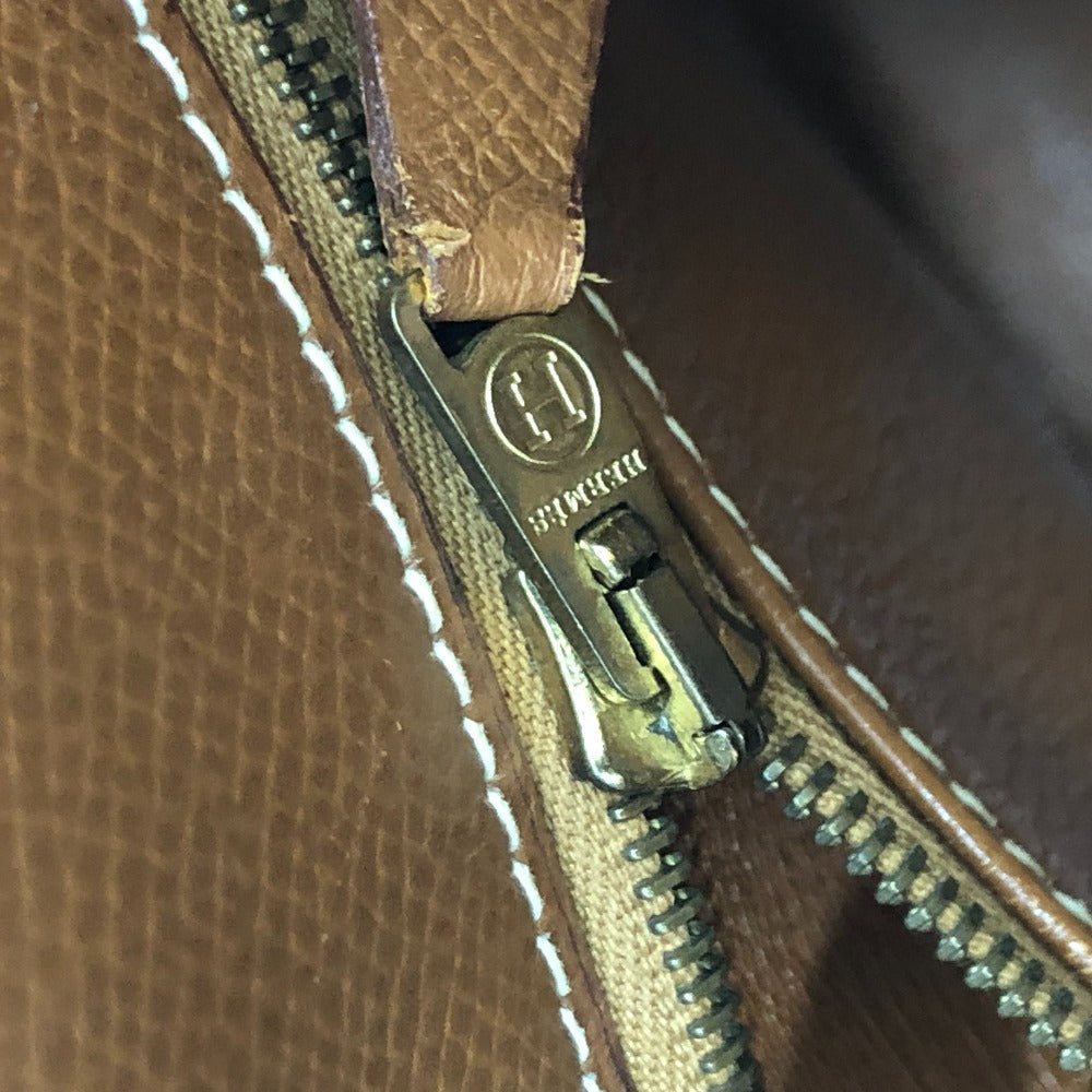 HERMES Handbag Courchevel Brown Kelly 35 Women Used