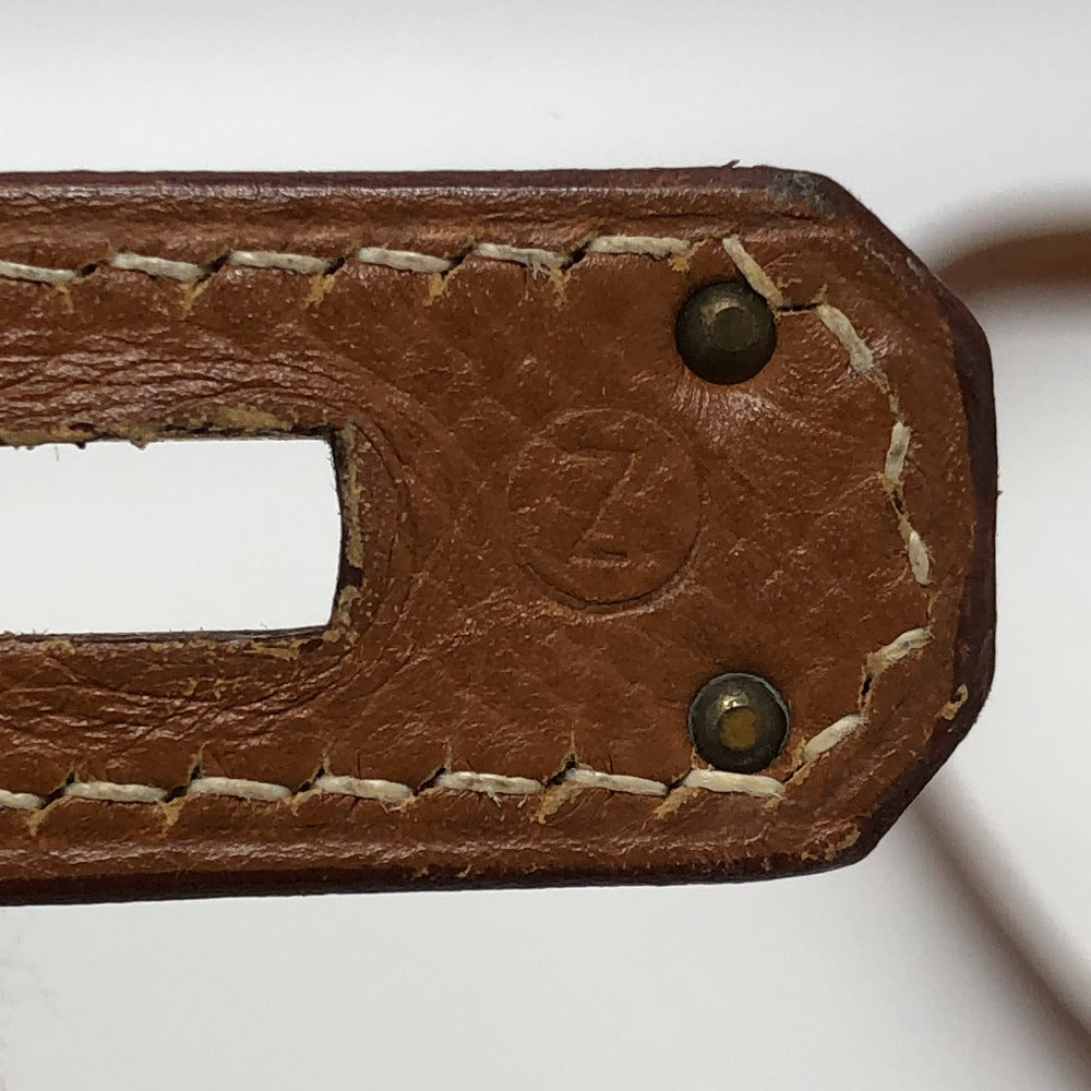 HERMES Handbag Courchevel Brown Kelly 35 Women Used
