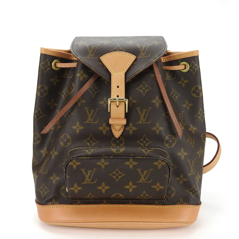 LOUIS VUITTON Backpack M51136 Monogram Brown MontsourisMM