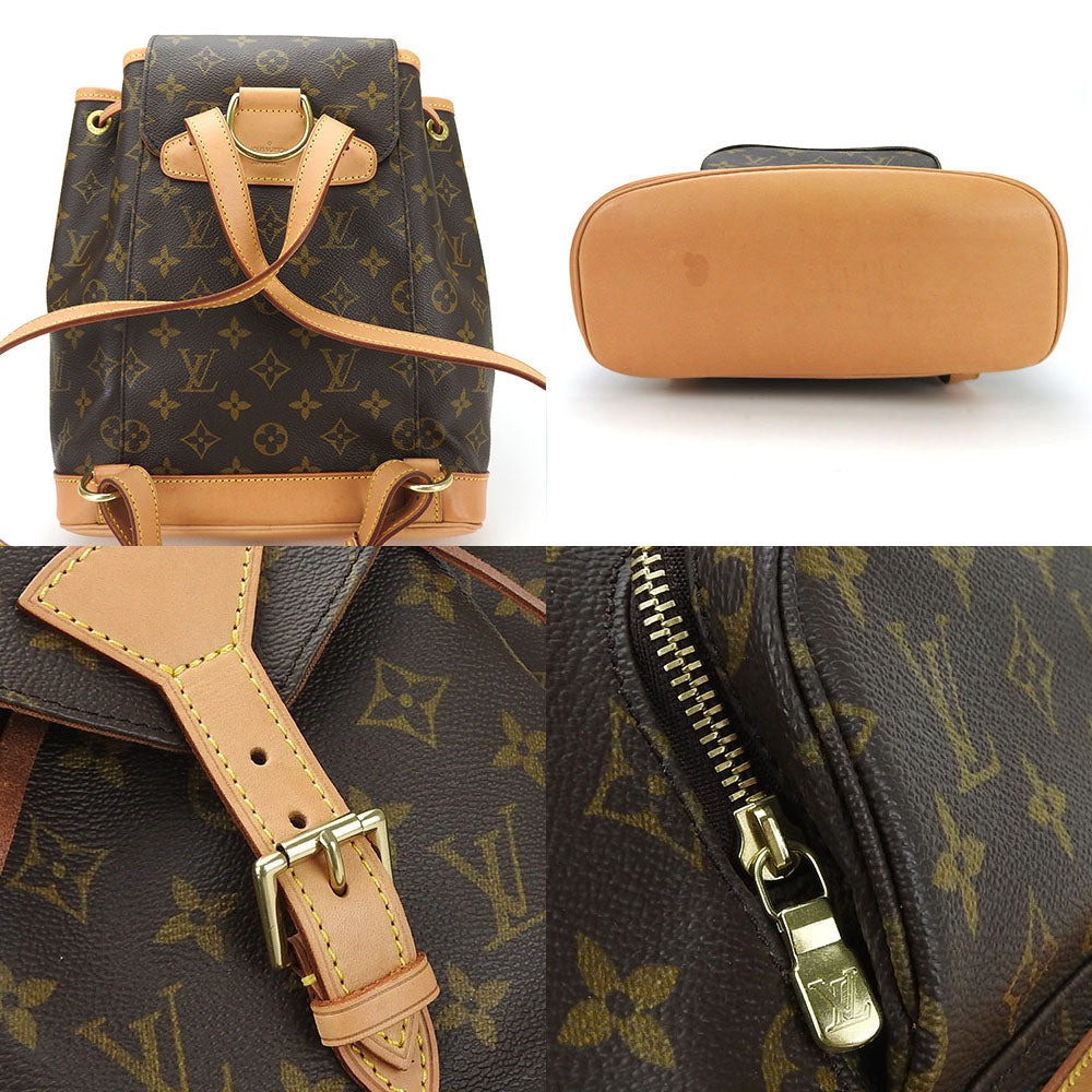 LOUIS VUITTON Backpack M51136 Monogram Brown MontsourisMM