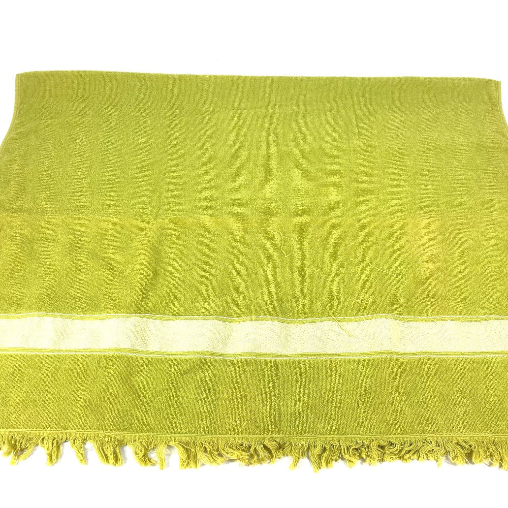HERMES towel cotton green Bath towel Interior Throw Blanket Sailing Women Used