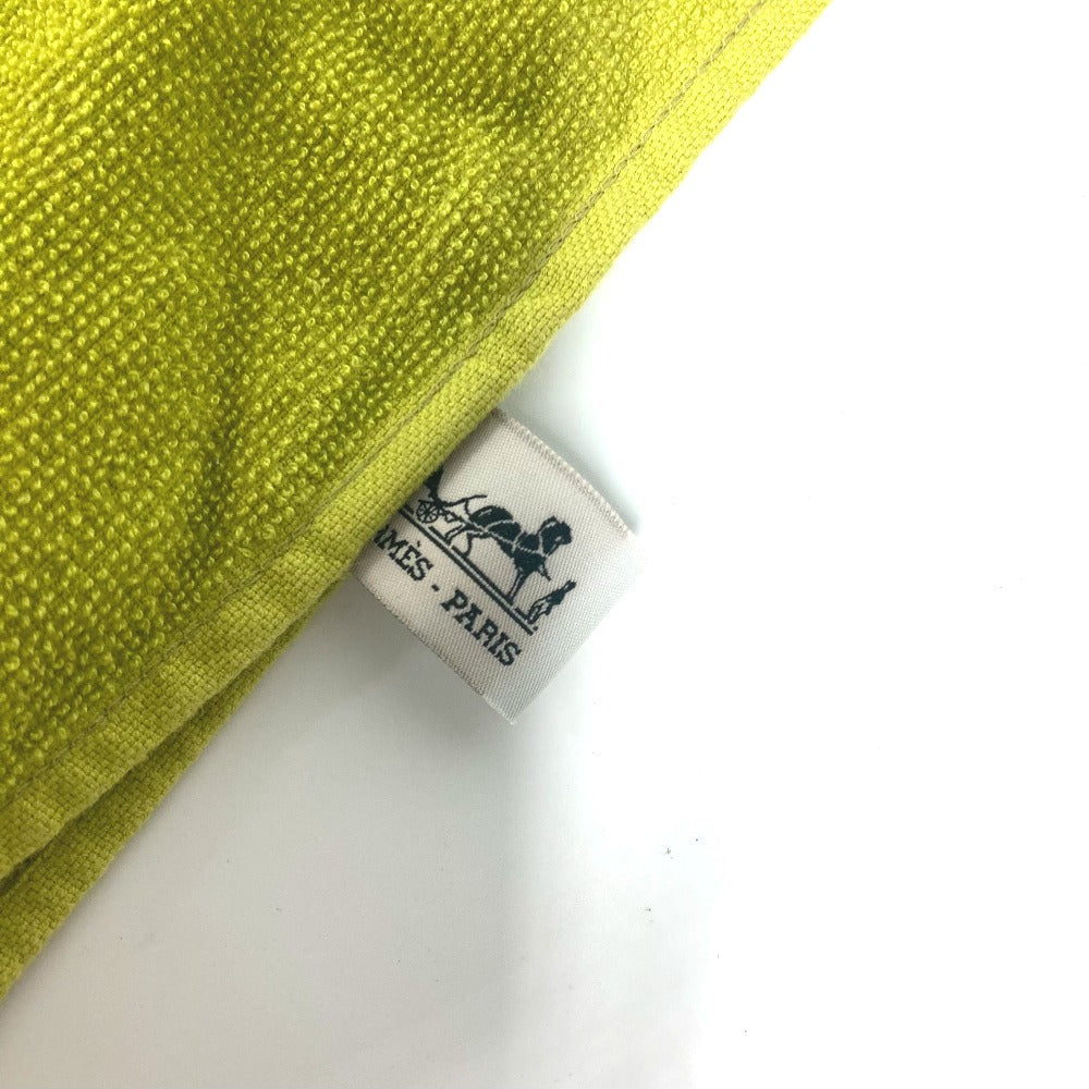 HERMES towel cotton green Bath towel Interior Throw Blanket Sailing Women Used