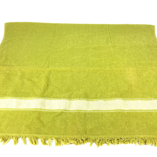 HERMES towel cotton green Bath towel Interior Throw Blanket Sailing Women Used