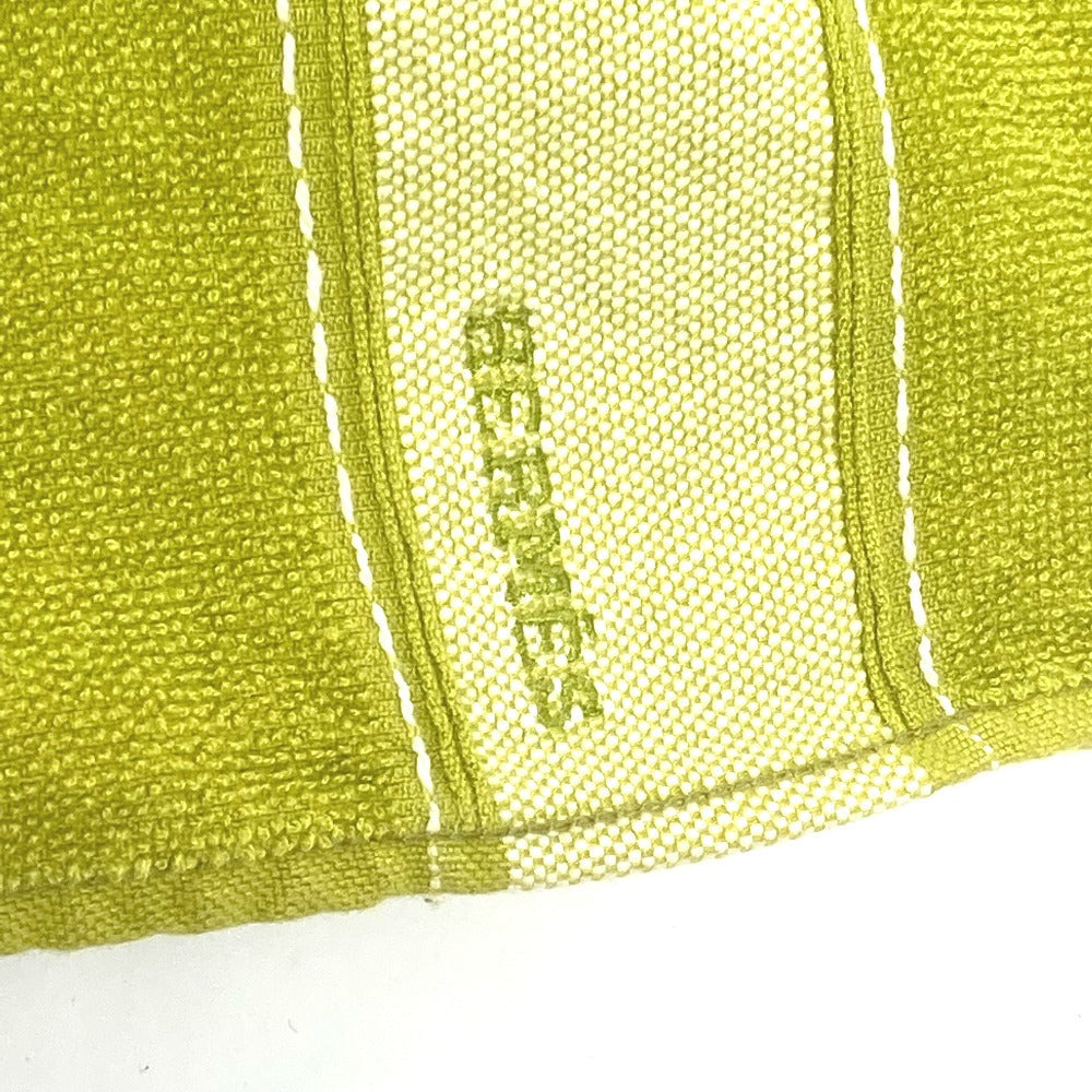 HERMES towel cotton green Bath towel Interior Throw Blanket Sailing Women Used