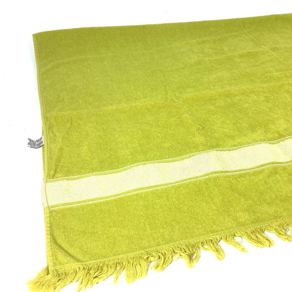 HERMES towel cotton green Bath towel Interior Throw Blanket Sailing Women Used