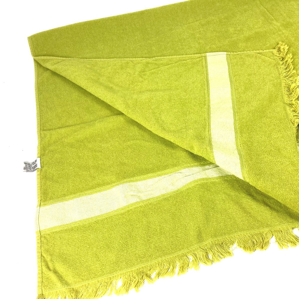 HERMES towel cotton green Bath towel Interior Throw Blanket Sailing Women Used