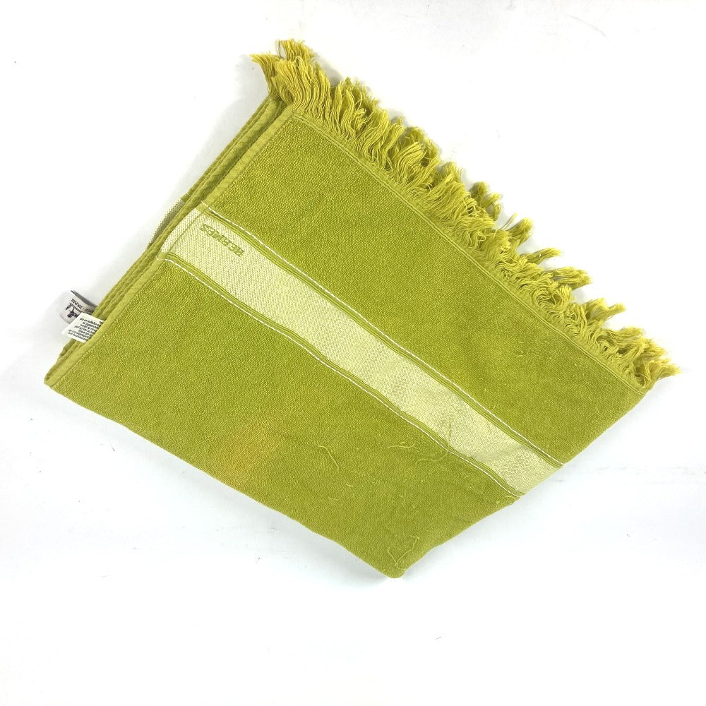 HERMES towel cotton green Bath towel Interior Throw Blanket Sailing Women Used