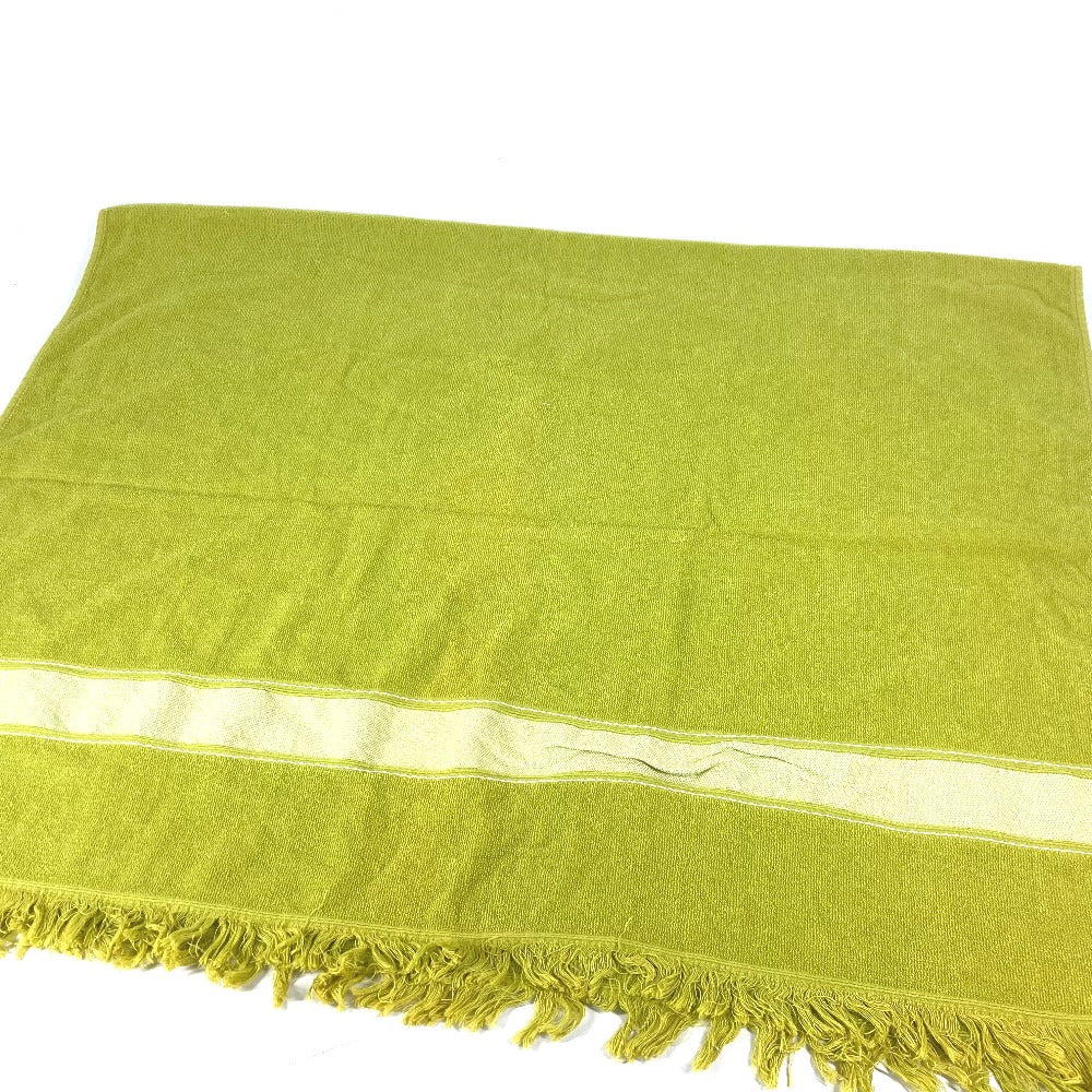 HERMES towel cotton green Bath towel Interior Throw Blanket Sailing Women Used