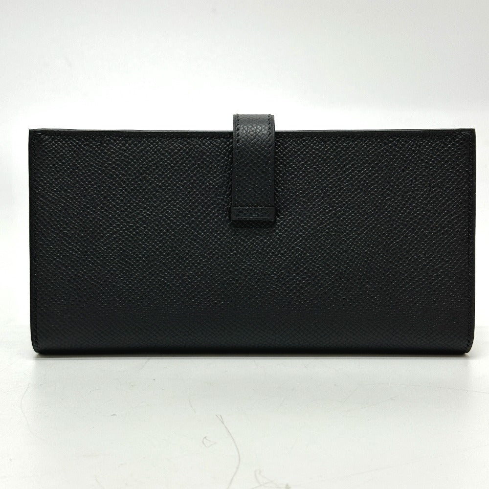 HERMES Long Wallet Purse Epsom black Long wallet Beansufla unisex(Unisex) Used