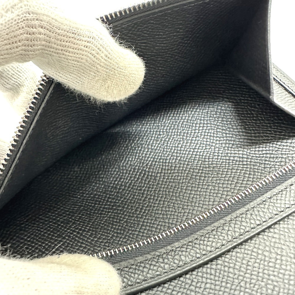 HERMES Long Wallet Purse Epsom black Long wallet Beansufla unisex(Unisex) Used