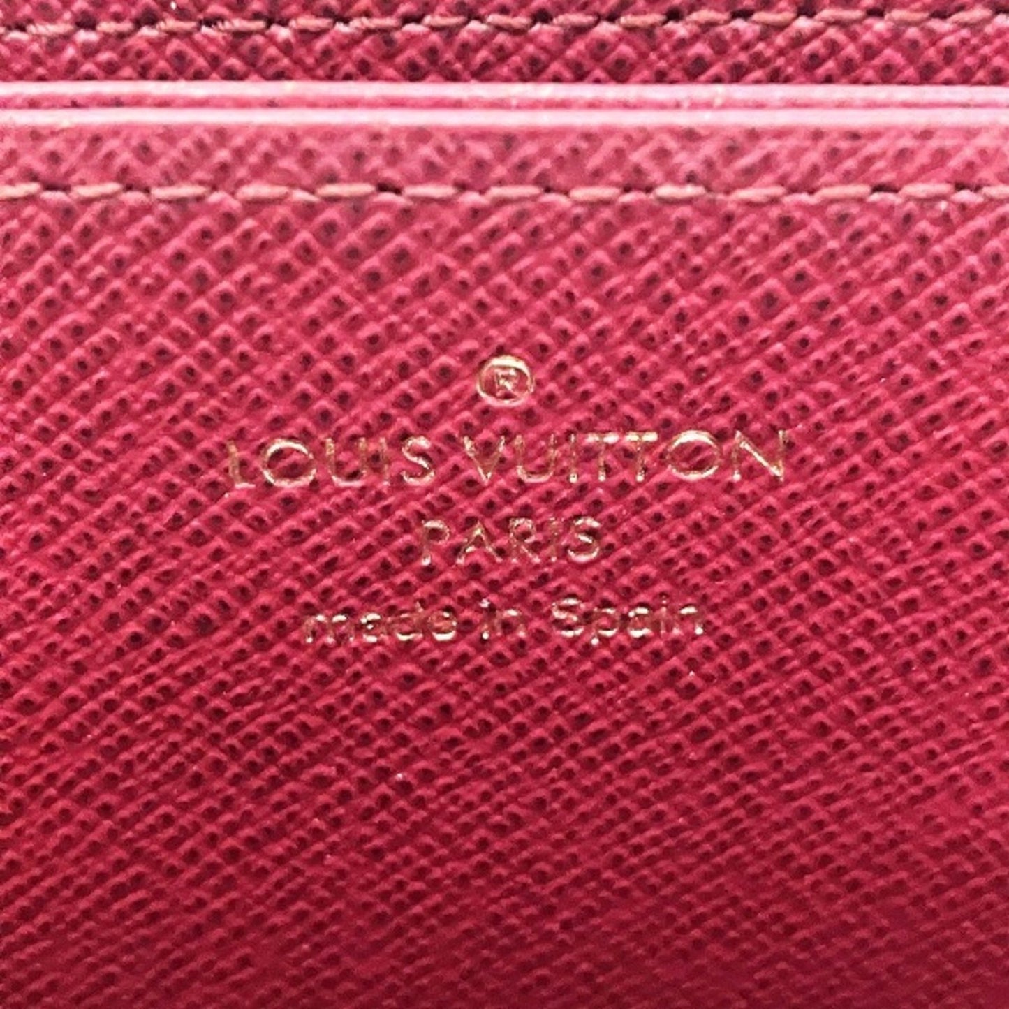 Louis Vuitton  pink Long Wallet (Bi-Fold)