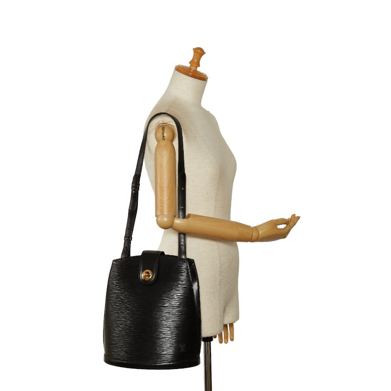 Louis Vuitton Epi Cluny Shoulder Bag M52252 Noir Black