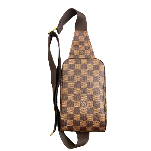 Louis Vuitton Brown Leather Geronimos clutch bag