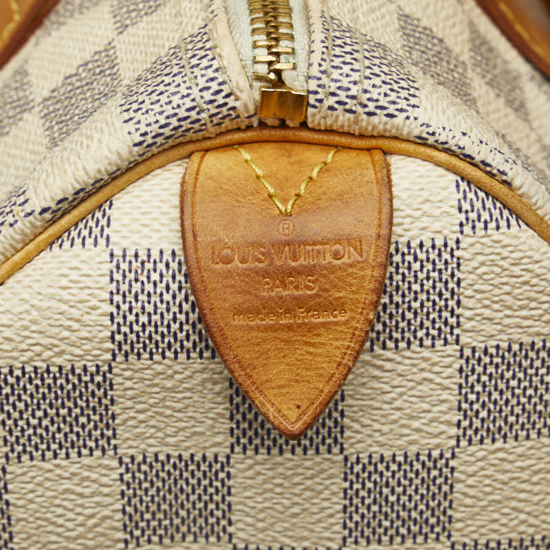 Louis Vuitton Damier Azur Speedy 25 Handbag Mini Boston Bag N4137