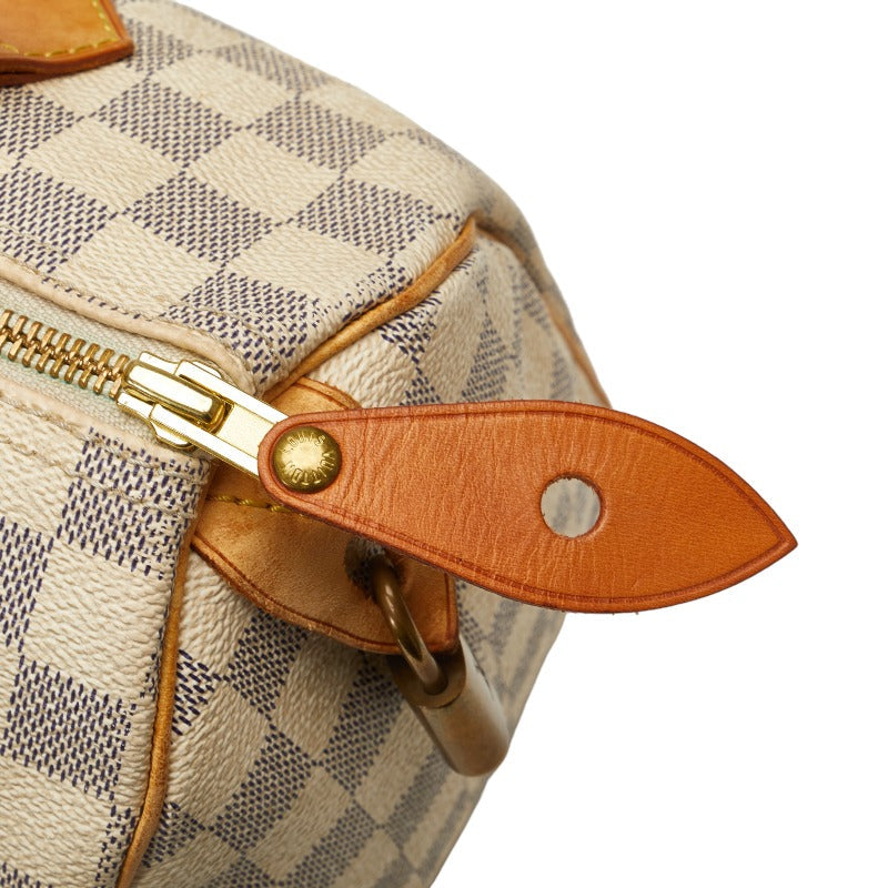 Louis Vuitton Damier Azur Speedy 25 Handbag Mini Boston Bag N4137