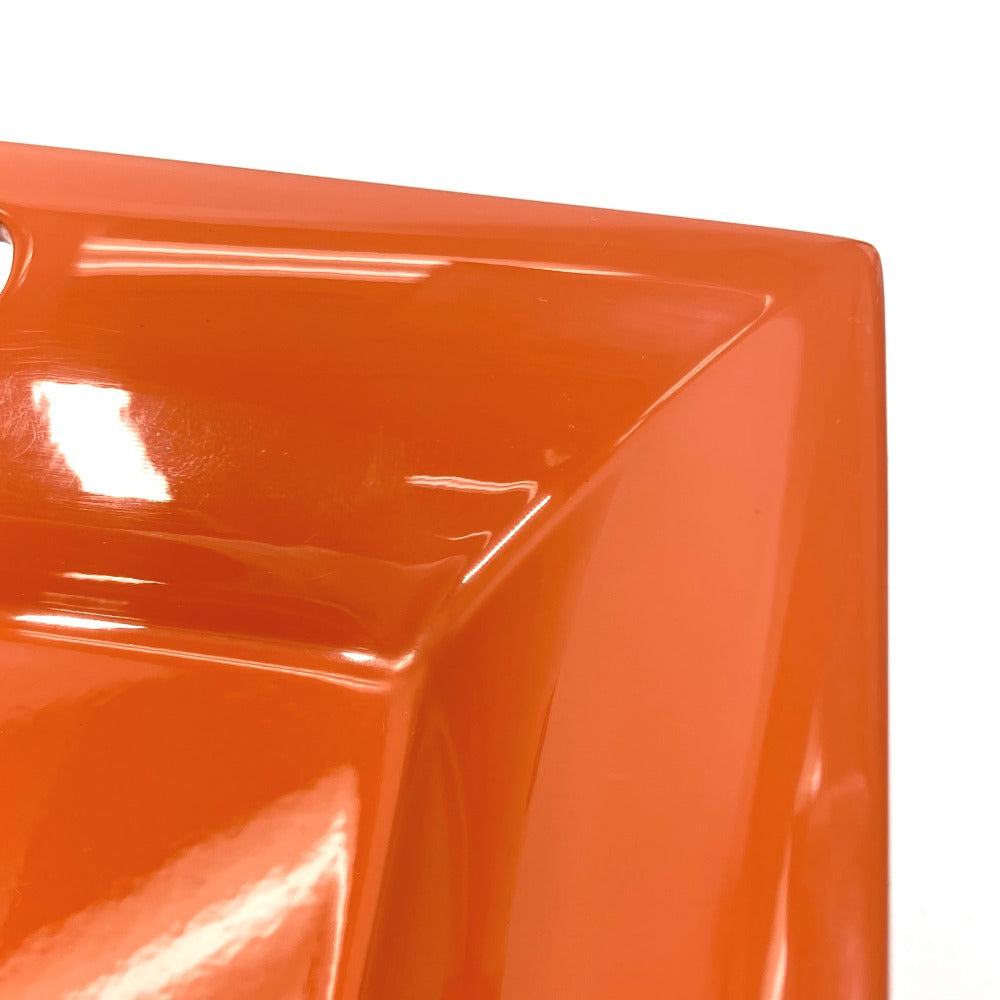 HERMES hair accessory lacquer Orange tray Vidposh tray Women Used