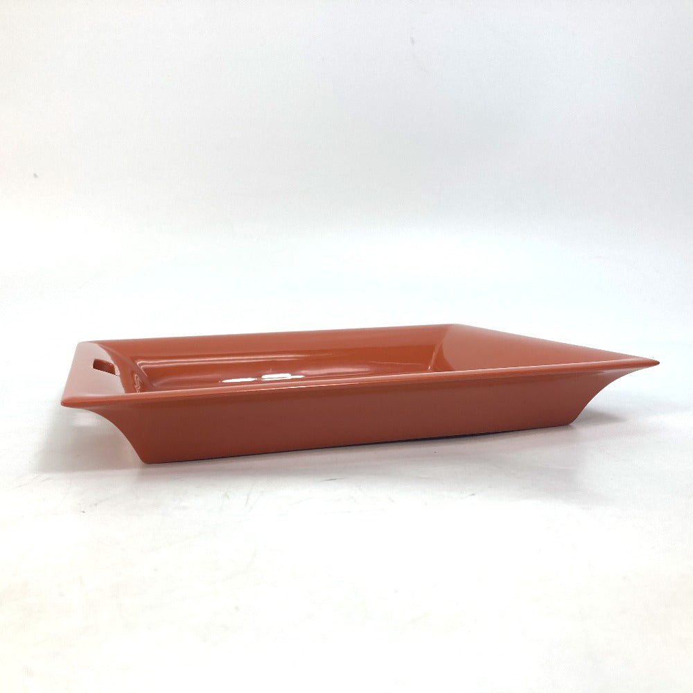 HERMES hair accessory lacquer Orange tray Vidposh tray Women Used