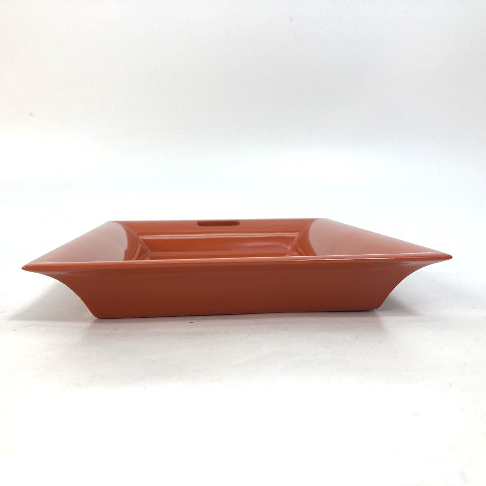 HERMES hair accessory lacquer Orange tray Vidposh tray Women Used