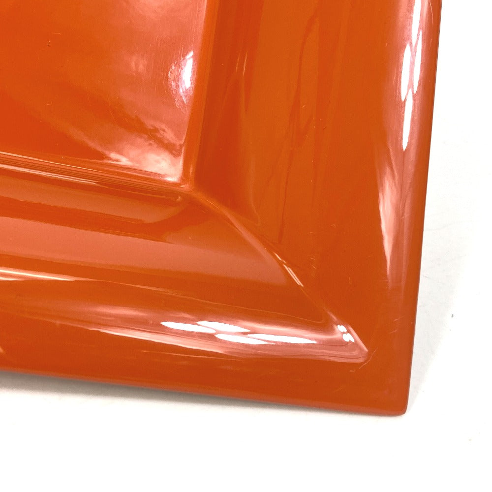 HERMES hair accessory lacquer Orange tray Vidposh tray Women Used