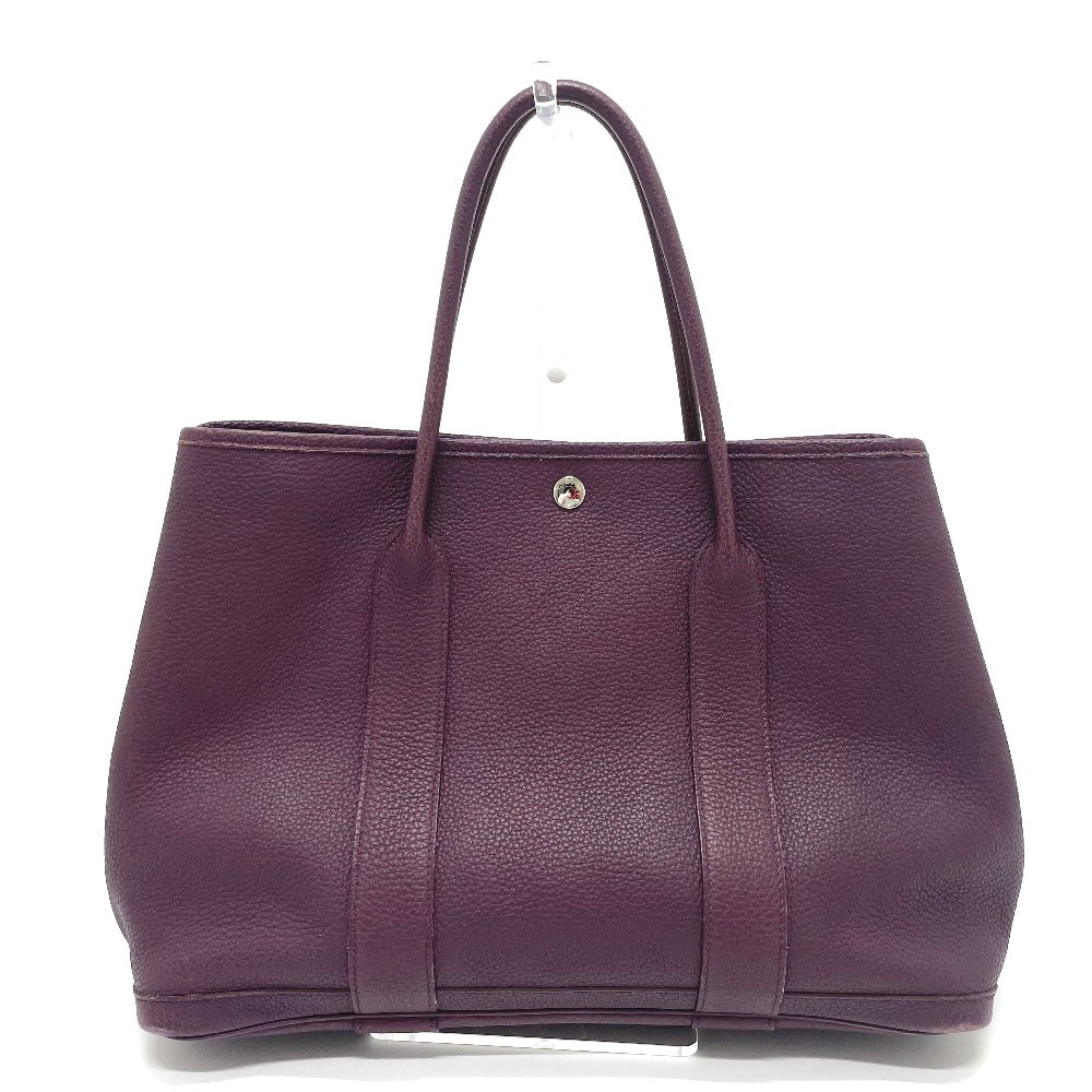 HERMES Tote Bag Negonda Purple type Garden party PM Women Used