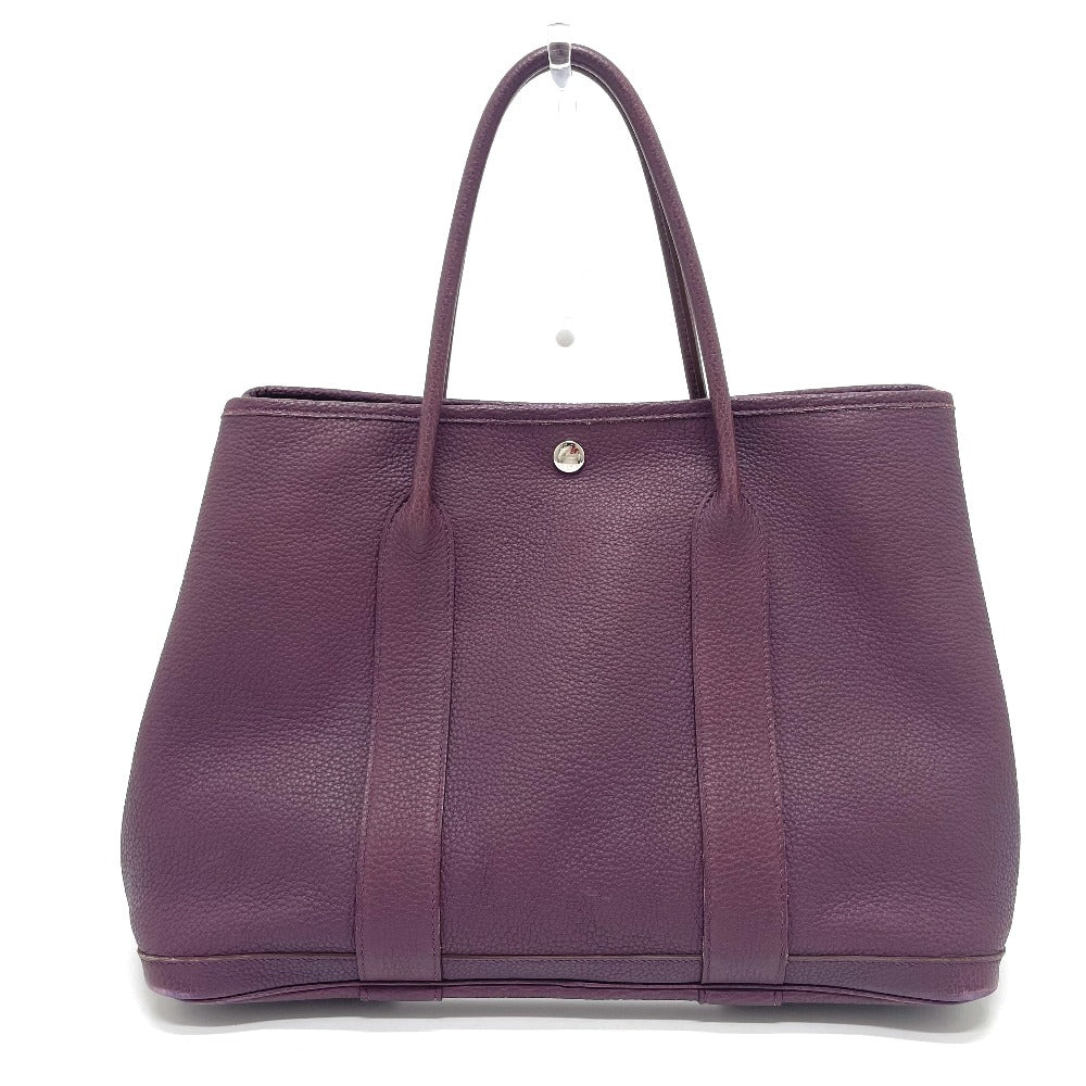 HERMES Tote Bag Negonda Purple type Garden party PM Women Used
