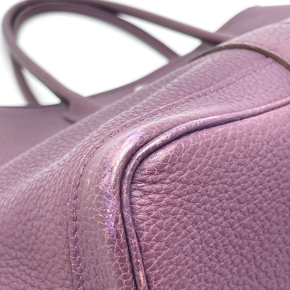 HERMES Tote Bag Negonda Purple type Garden party PM Women Used