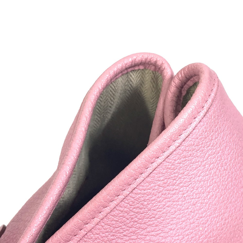 HERMES Tote Bag leather pink Garden party PM Tote Bag Women Used