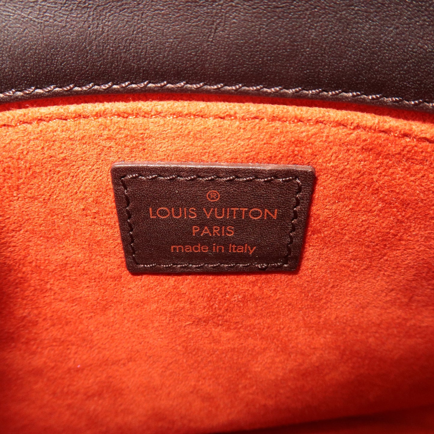 Louis Vuitton Damier Sauvage Impala Hand Bag Brown M92133