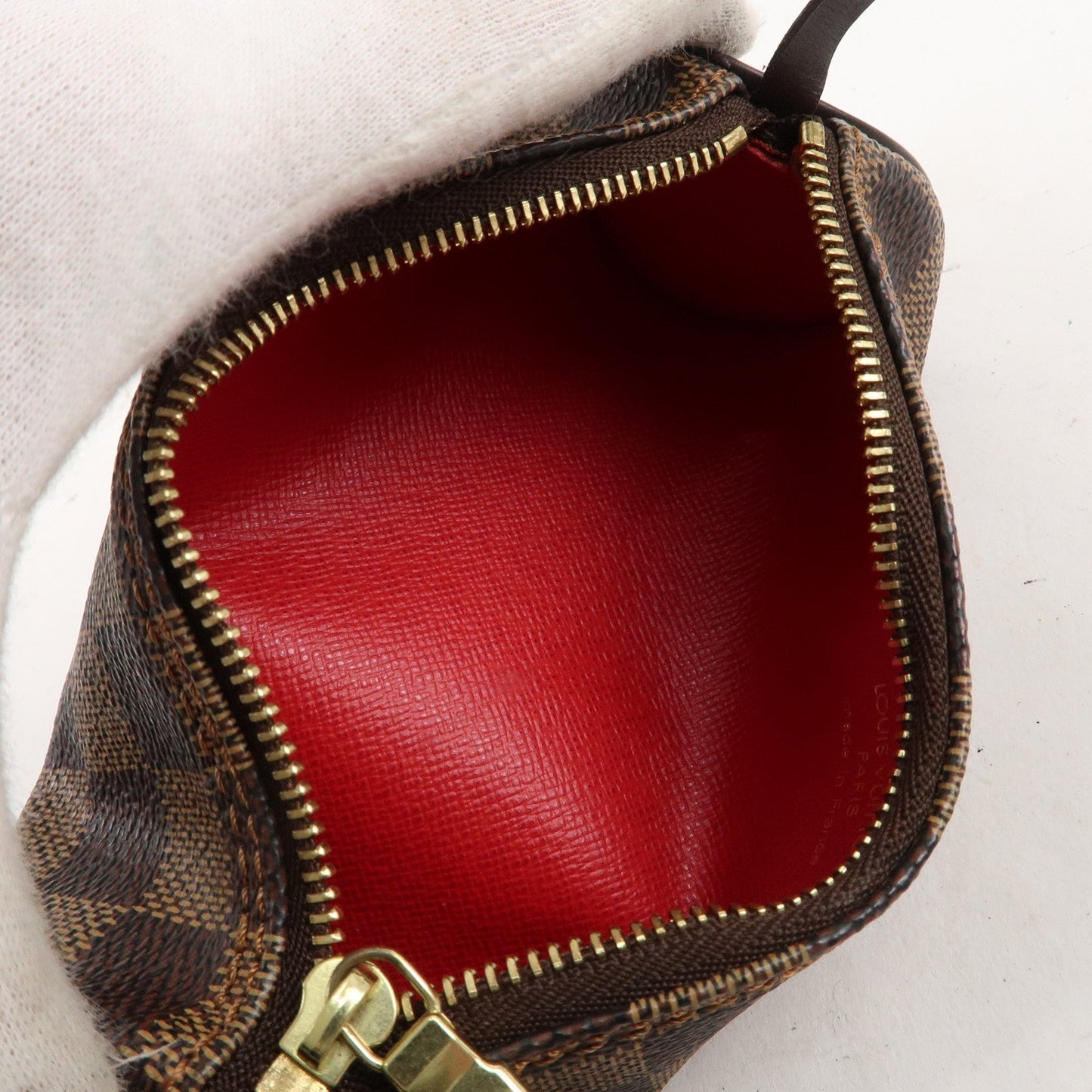 Louis Vuitton Damier Papillon 30 Hand Bag & Pouch Brown N51303