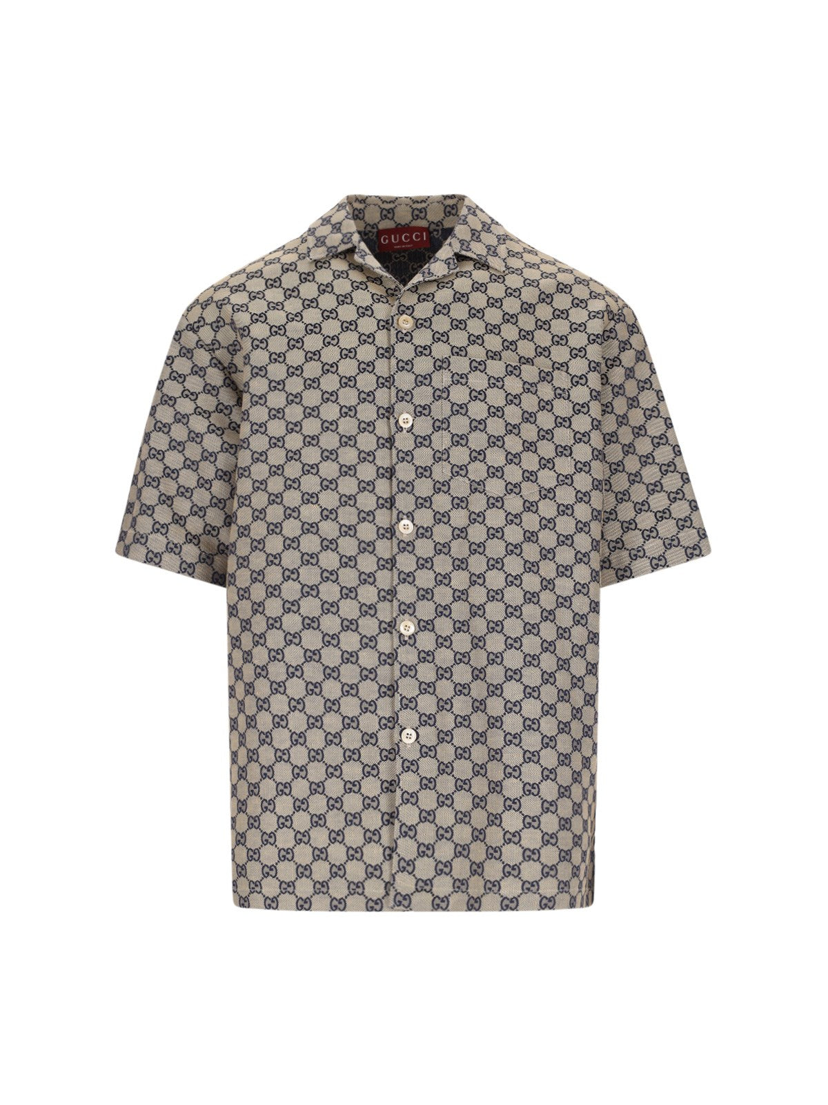 Gucci Men Logo Print Shirt