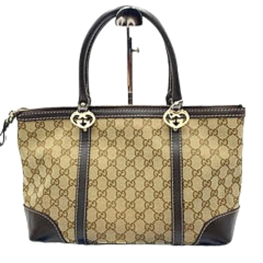 GUCCI Tote Bag 257069 GG canvas beige Handbag GG pattern canvas unisex(Unisex) Used