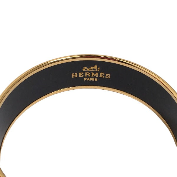 HERMES Bangle Metal, cloisonn blue Bangle Gold Plated Emile Women(Unisex) Used
