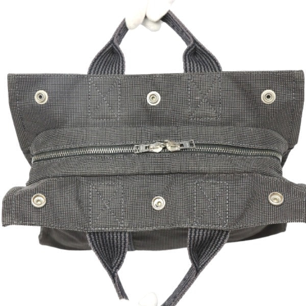 HERMES Tote Bag Polyamide polyester gray Her Line PM Women(Unisex) Used