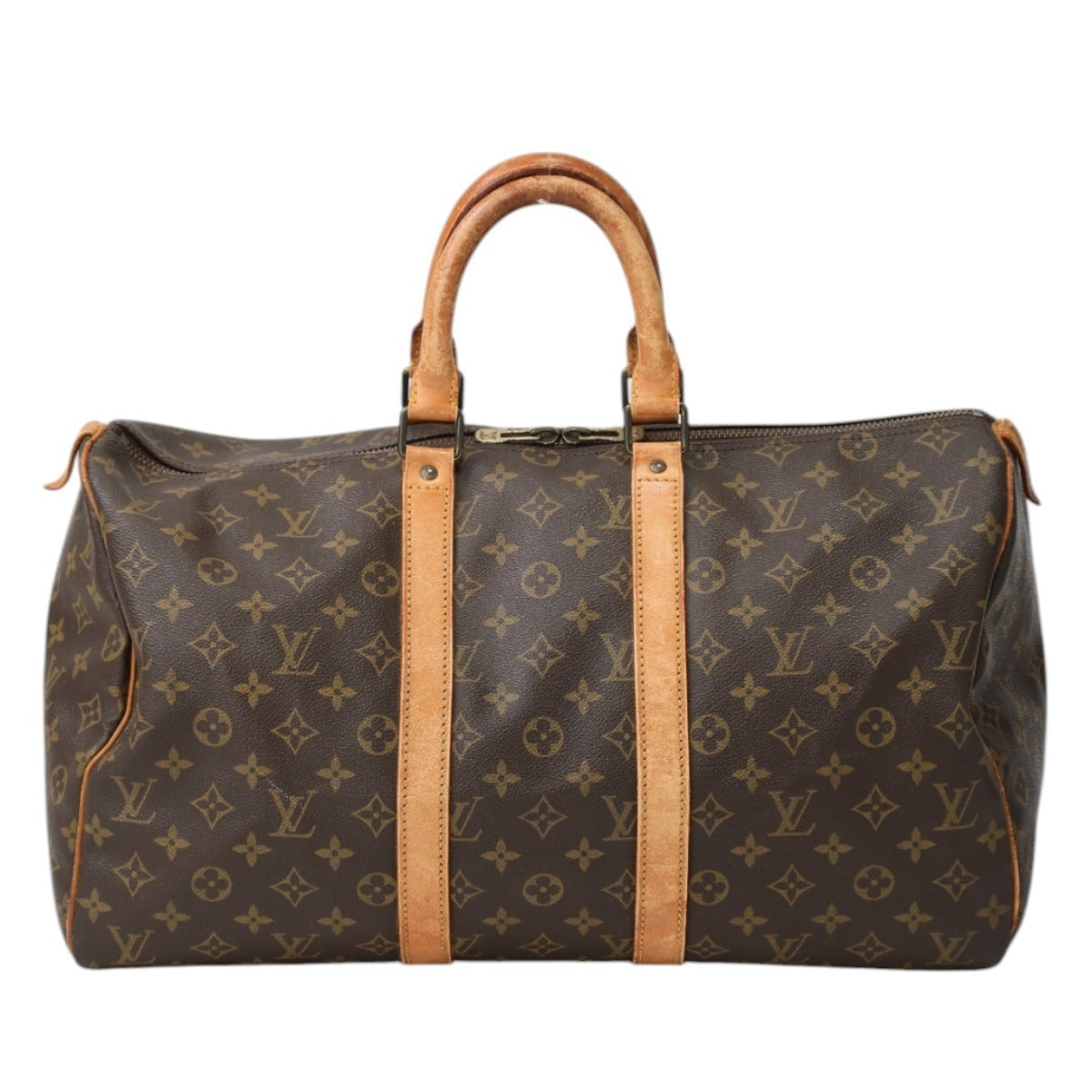 LOUIS VUITTON Boston Duffel bag M41428 Monogram canvas Brown Monogram Travel bag