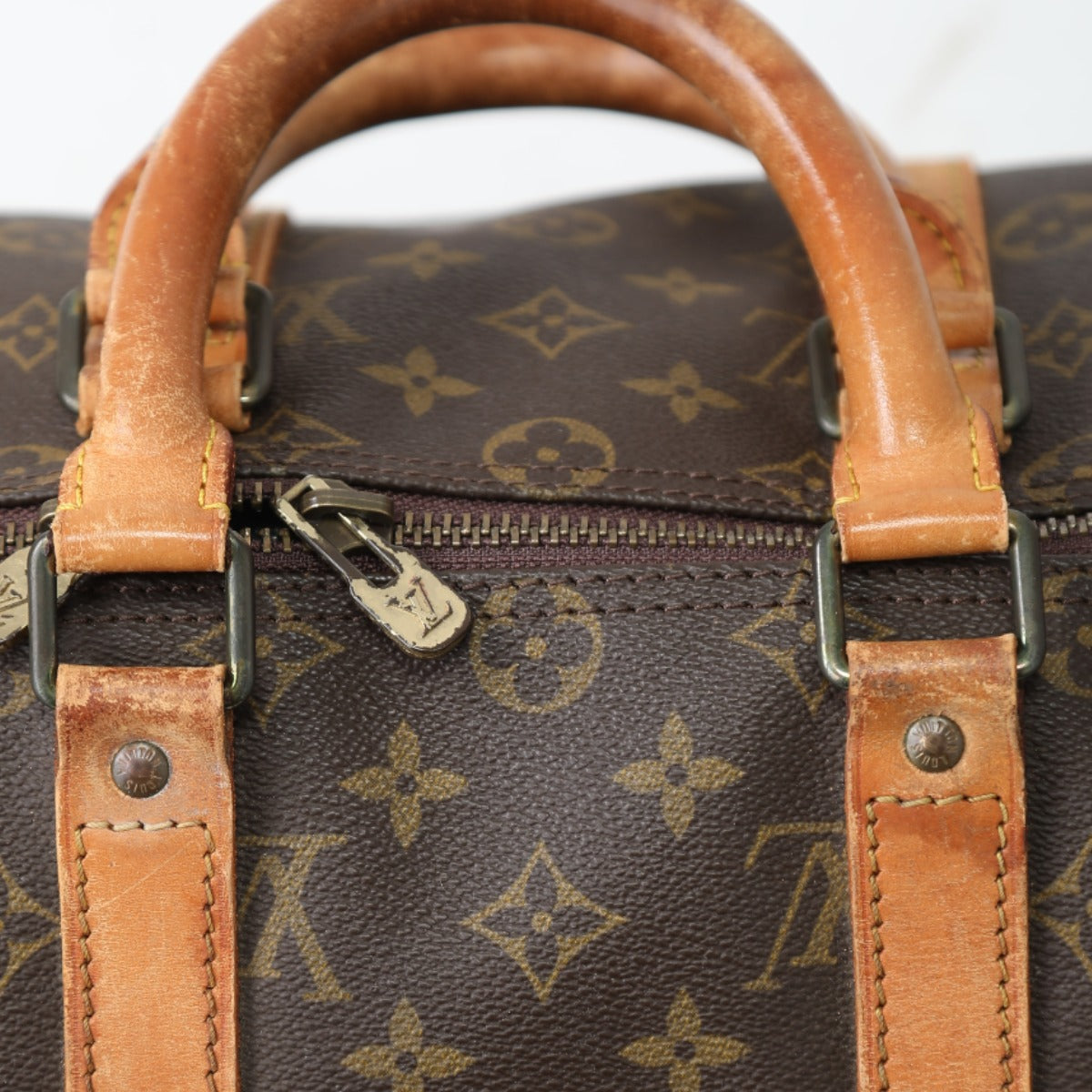 LOUIS VUITTON Boston Duffel bag M41428 Monogram canvas Brown Monogram Travel bag