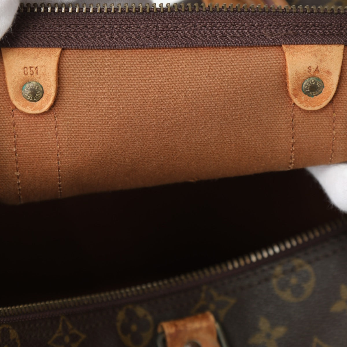 LOUIS VUITTON Boston Duffel bag M41428 Monogram canvas Brown Monogram Travel bag