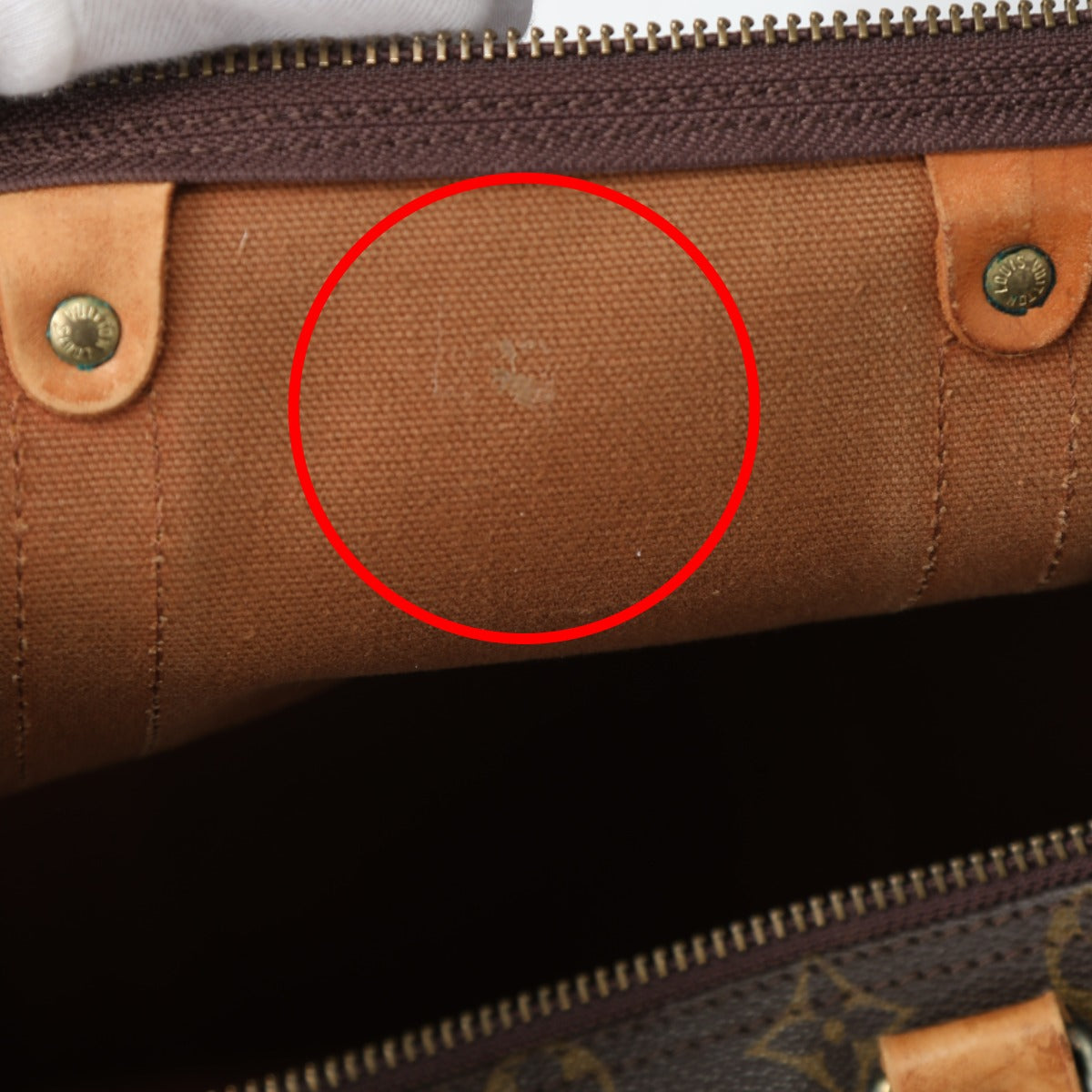 LOUIS VUITTON Boston Duffel bag M41428 Monogram canvas Brown Monogram Travel bag