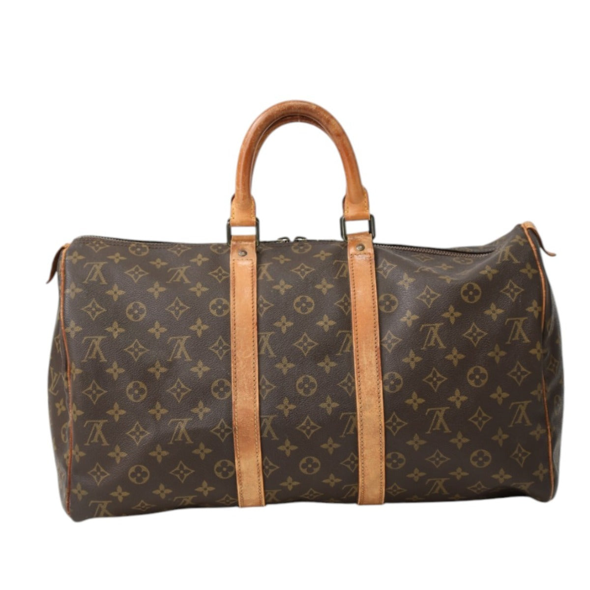 LOUIS VUITTON Boston Duffel bag M41428 Monogram canvas Brown Monogram Travel bag