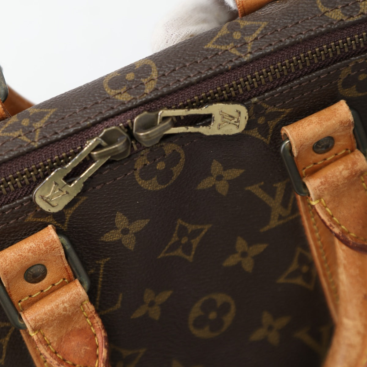 LOUIS VUITTON Boston Duffel bag M41428 Monogram canvas Brown Monogram Travel bag