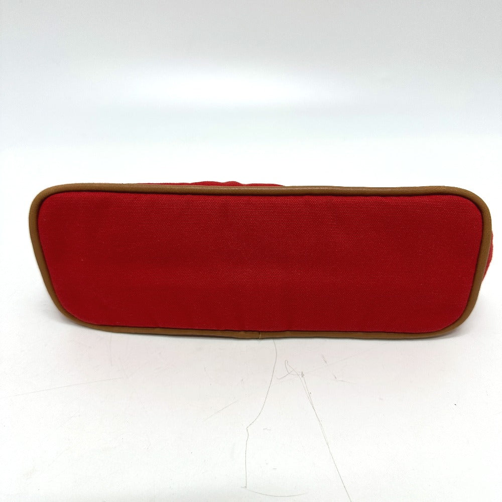 HERMES Pouch cotton Red Bored 25