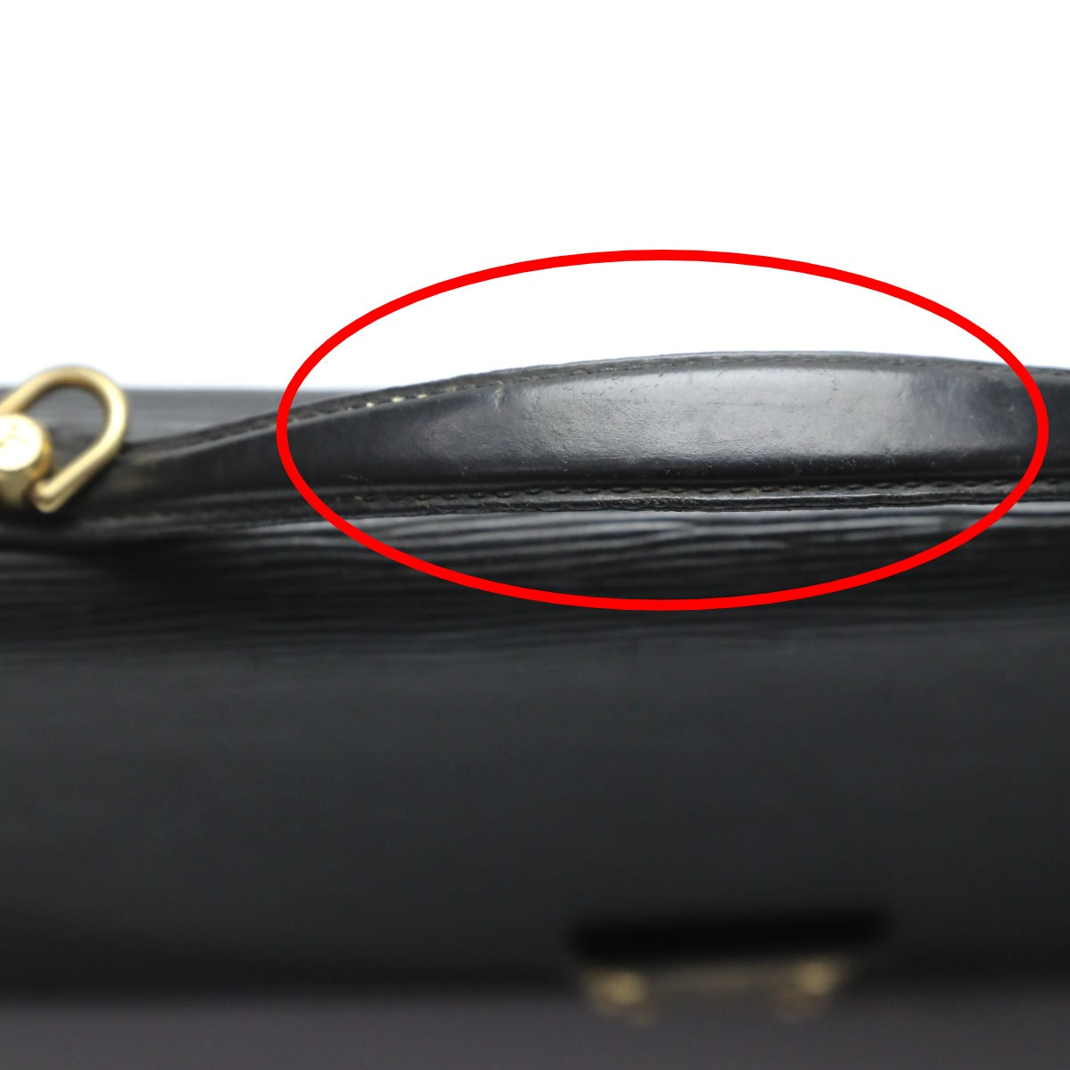 LOUIS VUITTON Business bag M54462 Epi Leather Noir Business bag Epi Porto de cuman bandouliere mens Used