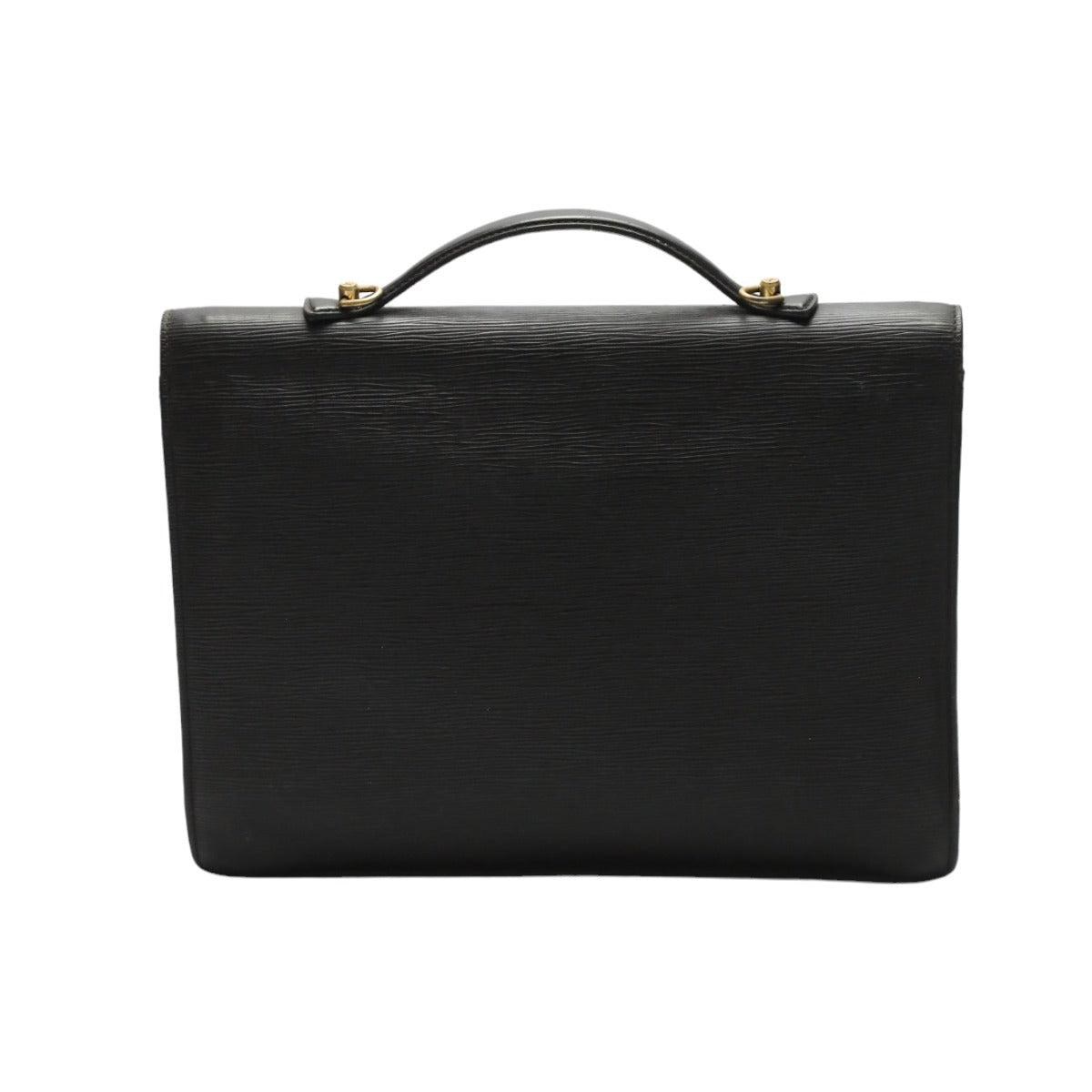LOUIS VUITTON Business bag M54462 Epi Leather Noir Business bag Epi Porto de cuman bandouliere mens Used