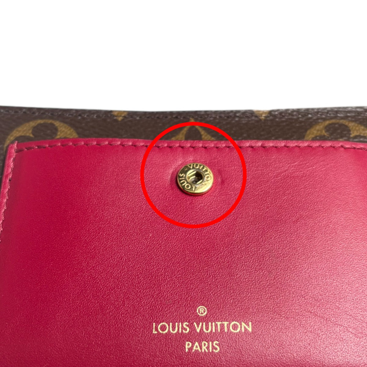 LOUIS VUITTON Bifold Wallet M69433 Monogram canvas Fuchsia Bifold Wallet Monogram Portefeuille Juliet Women Used
