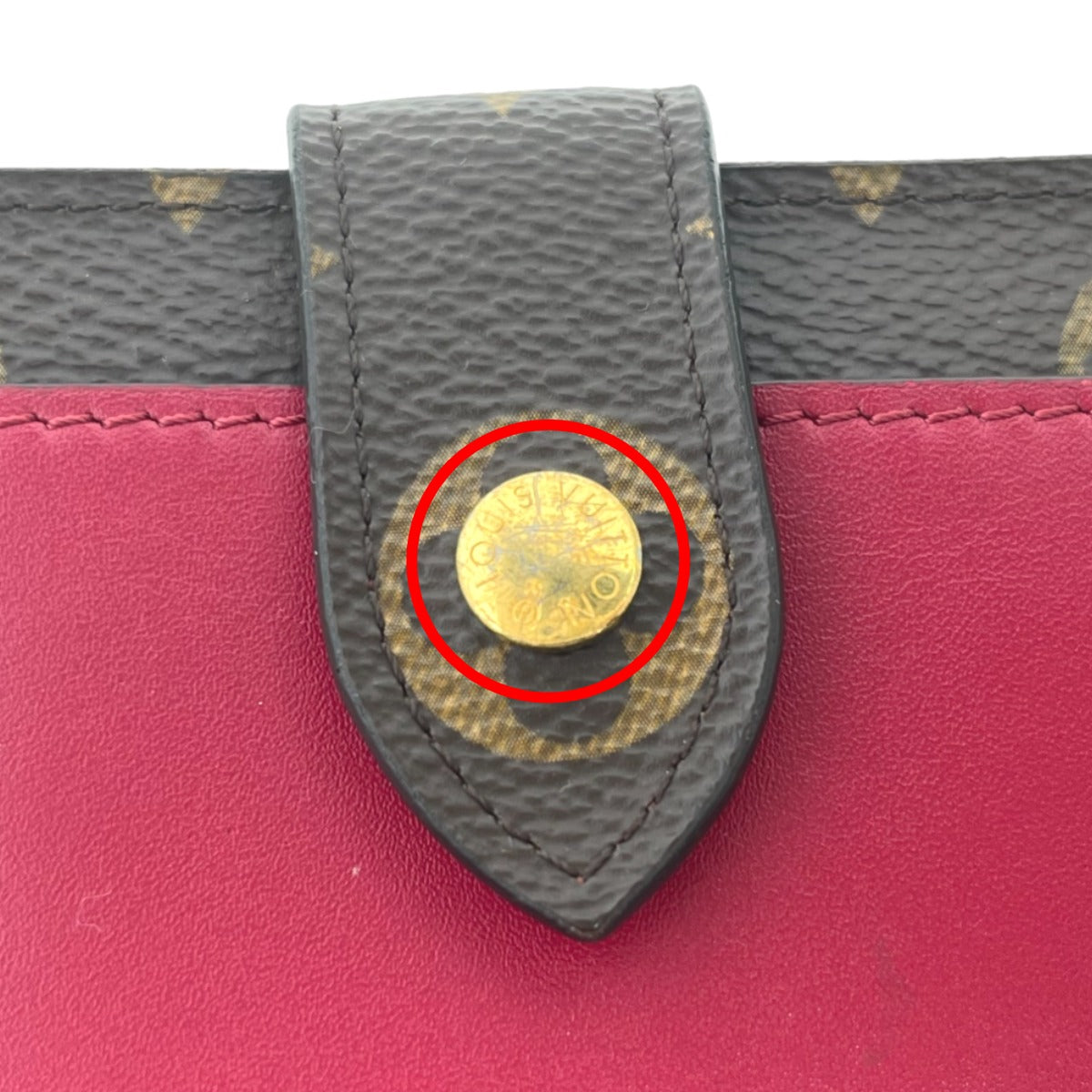 LOUIS VUITTON Bifold Wallet M69433 Monogram canvas Fuchsia Bifold Wallet Monogram Portefeuille Juliet Women Used