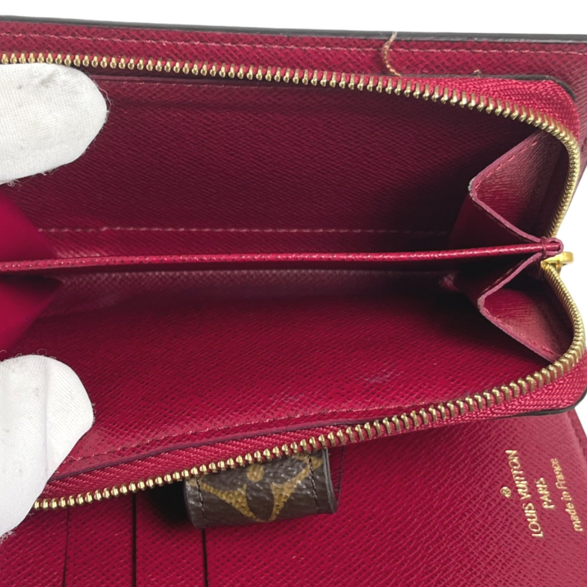 LOUIS VUITTON Bifold Wallet M69433 Monogram canvas Fuchsia Bifold Wallet Monogram Portefeuille Juliet Women Used