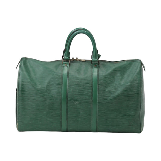 LOUIS VUITTON Boston Duffel bag M42974 Epi Leather Borneo Green Epi Keepall 45